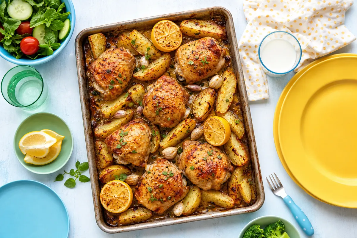 Greek Lemon Chicken and Potatoes